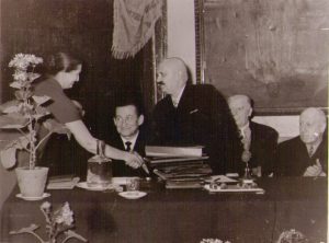 Юбилей профессора Эмдина П.И. 1953 год.